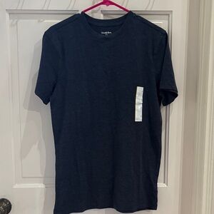 Goodfellow & Co Men's Navy Short Sleeve Tee